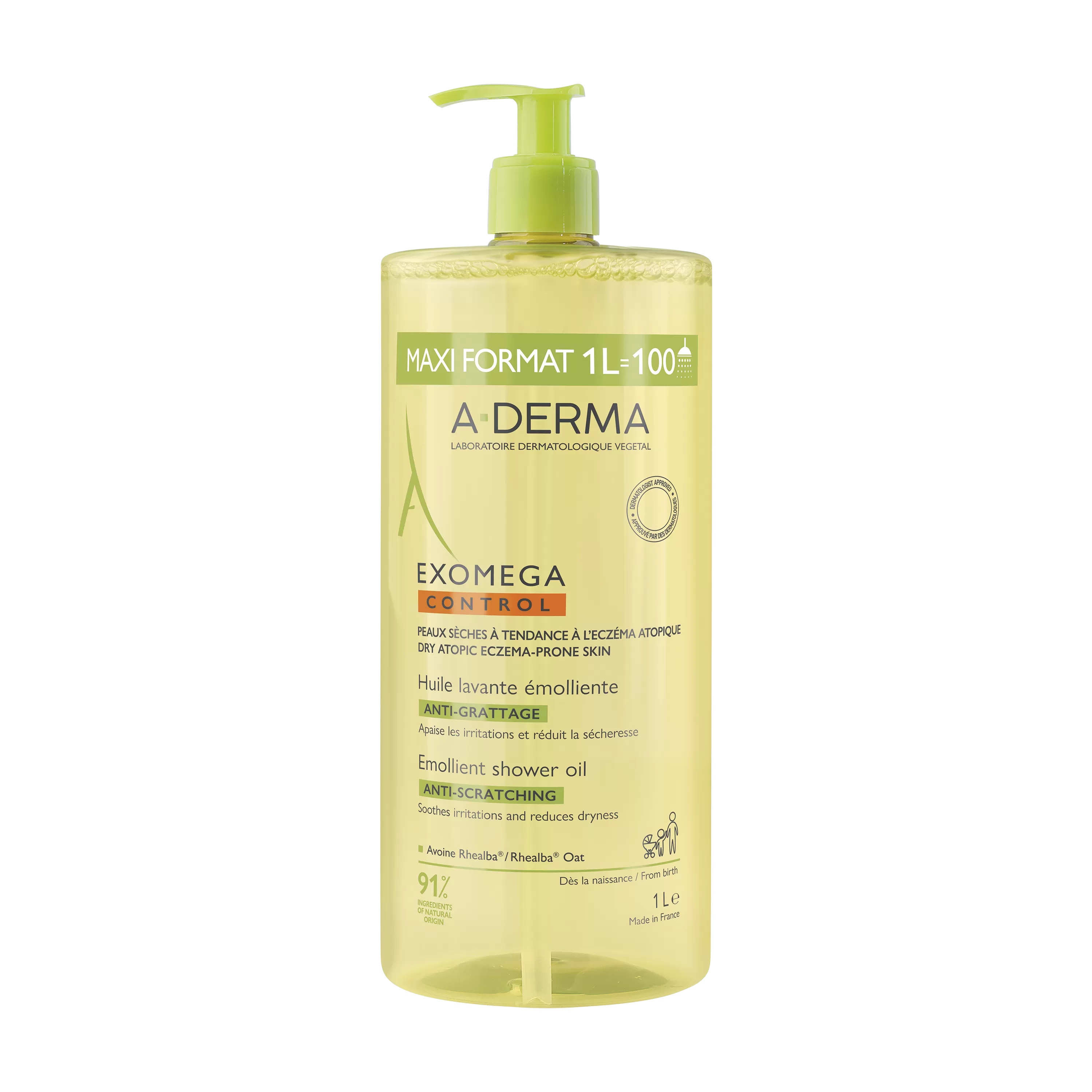 A-DERMA EXOMEGA CONTROL emolientno čistilno olje za tuširanje