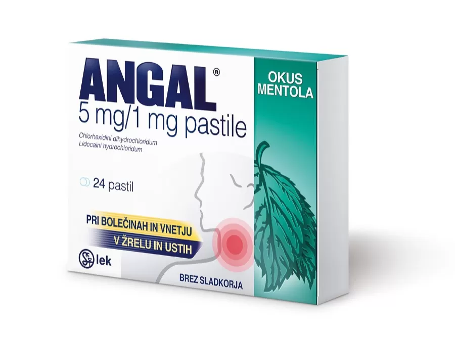 Angal 5 mg/1 mg pastile