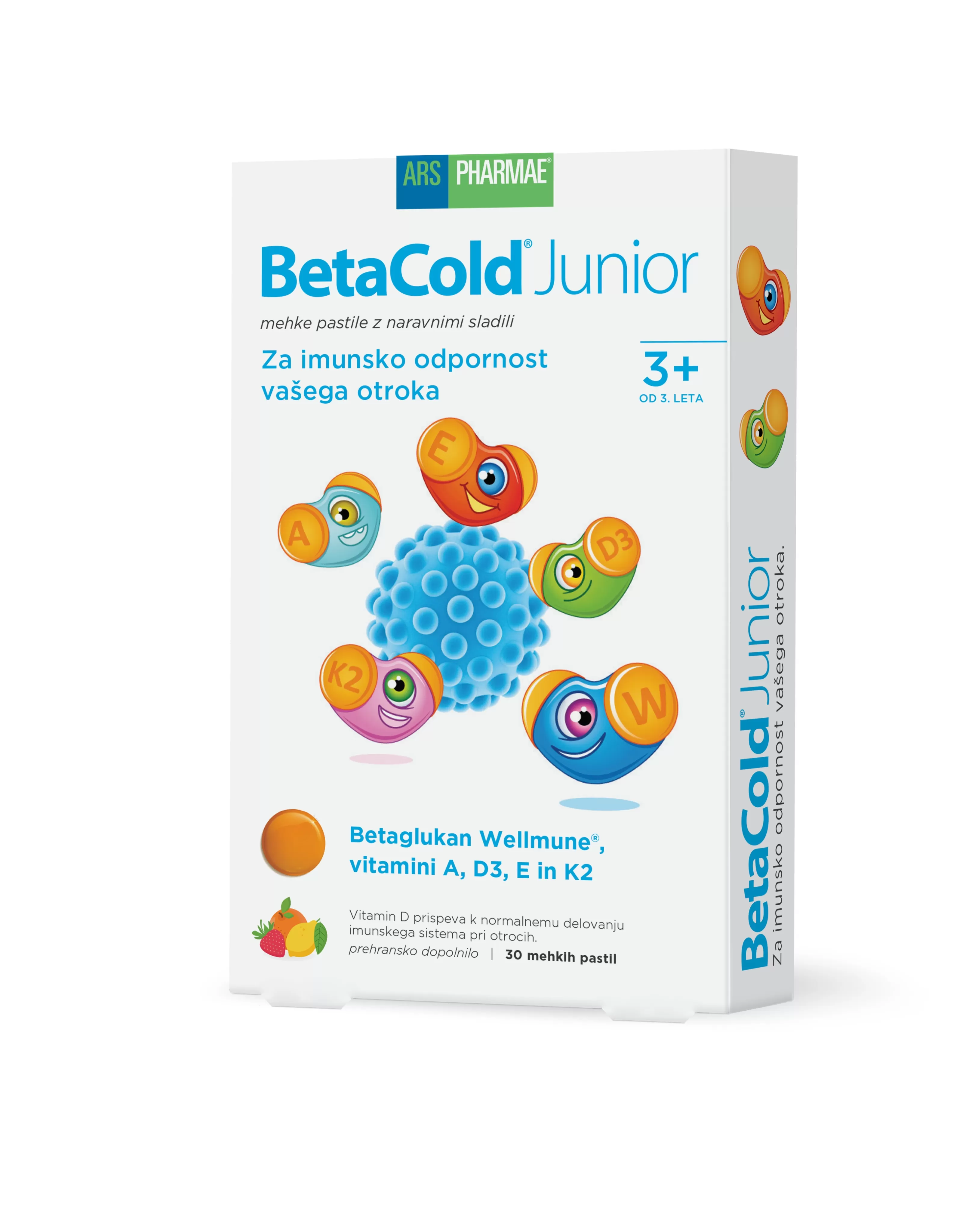 Betacold Junior, pastile