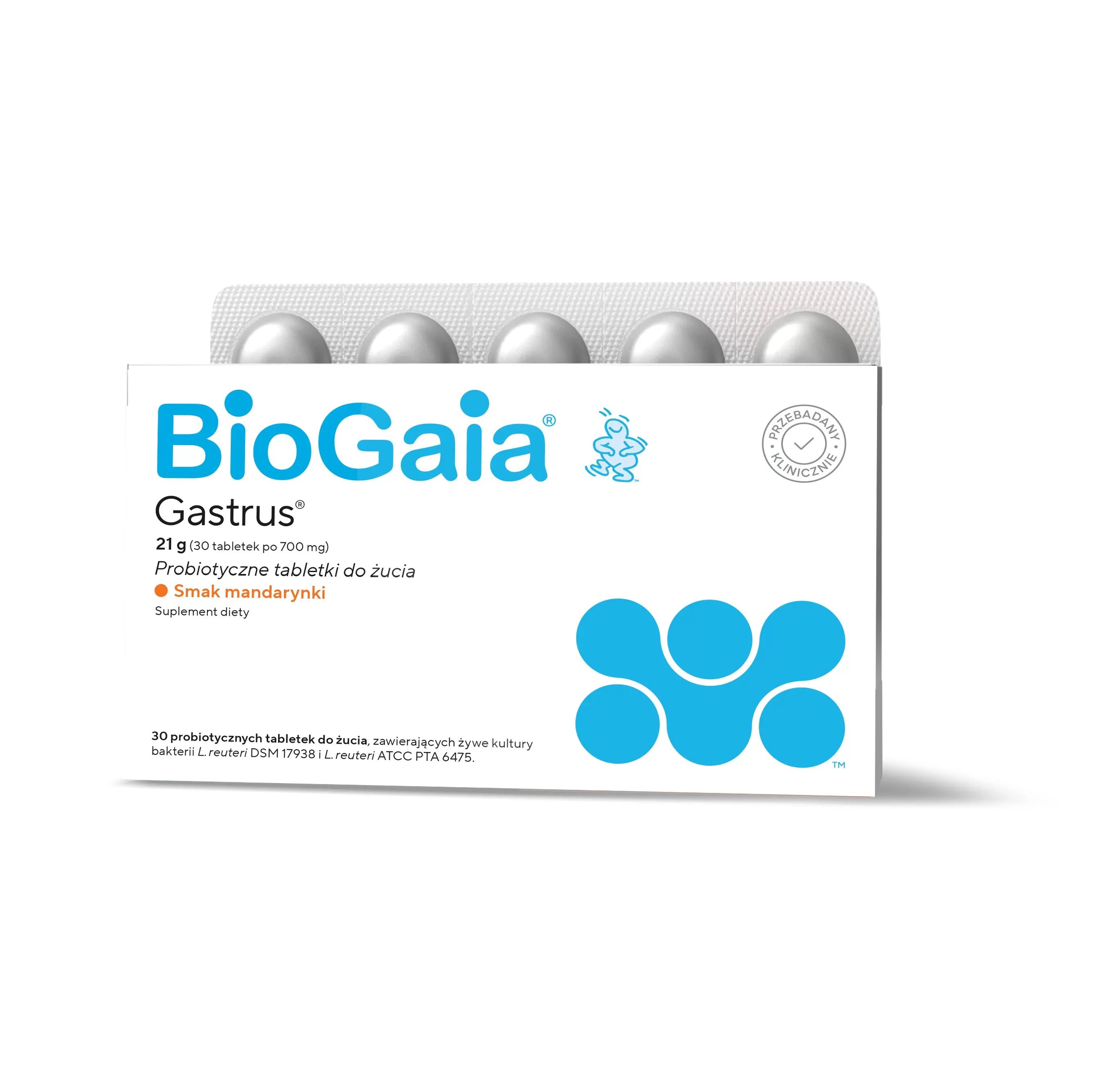 BioGaia Gastrus žvečljive tablete mandarina