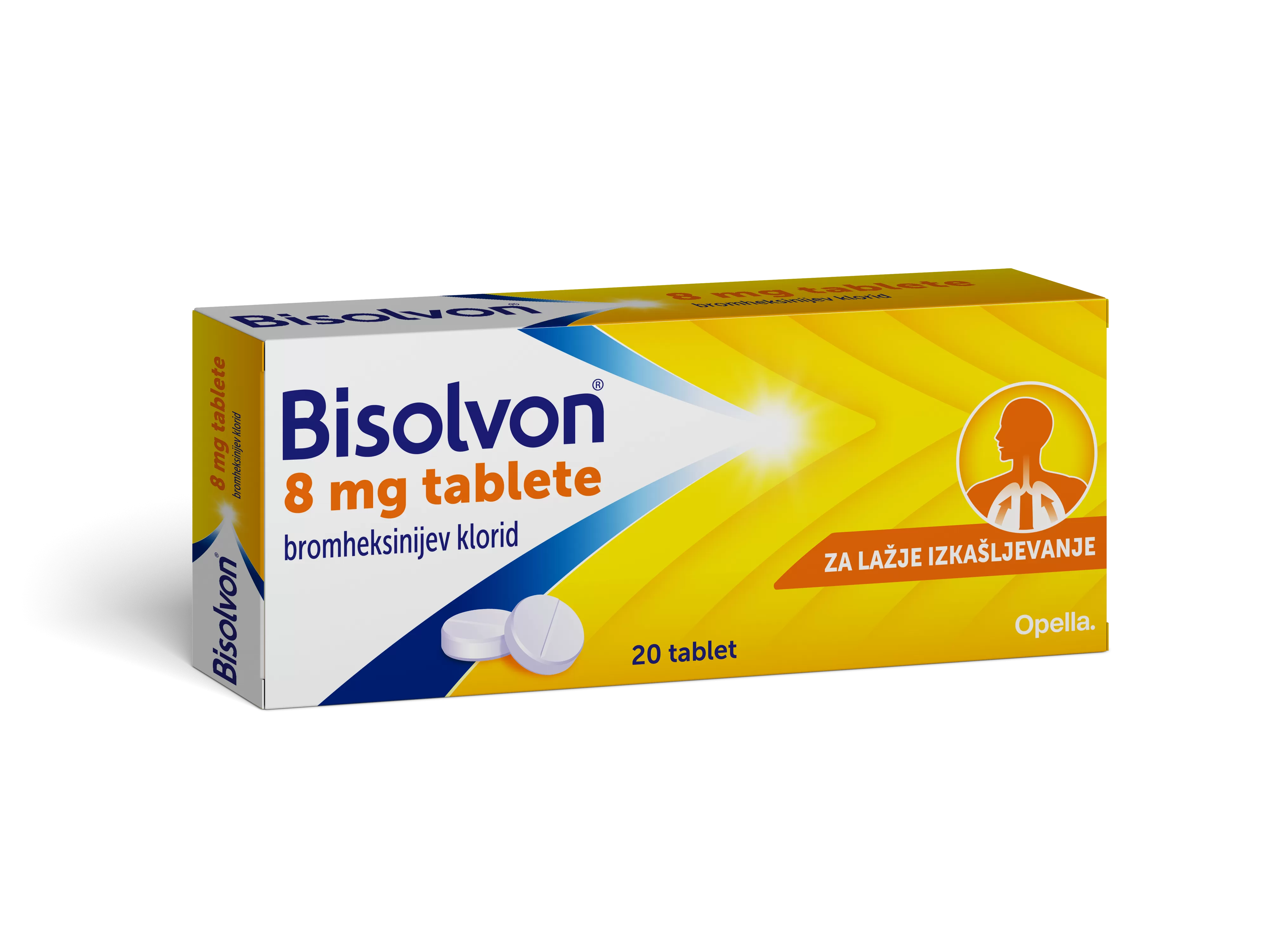 BISOLVON 8 Mg 20 tablet
