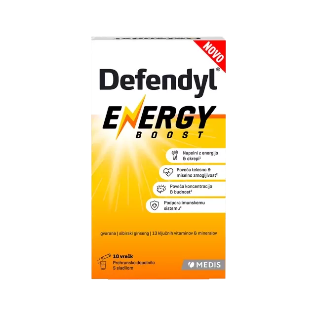 DEFENDYL Energy Boost 10 vrečk