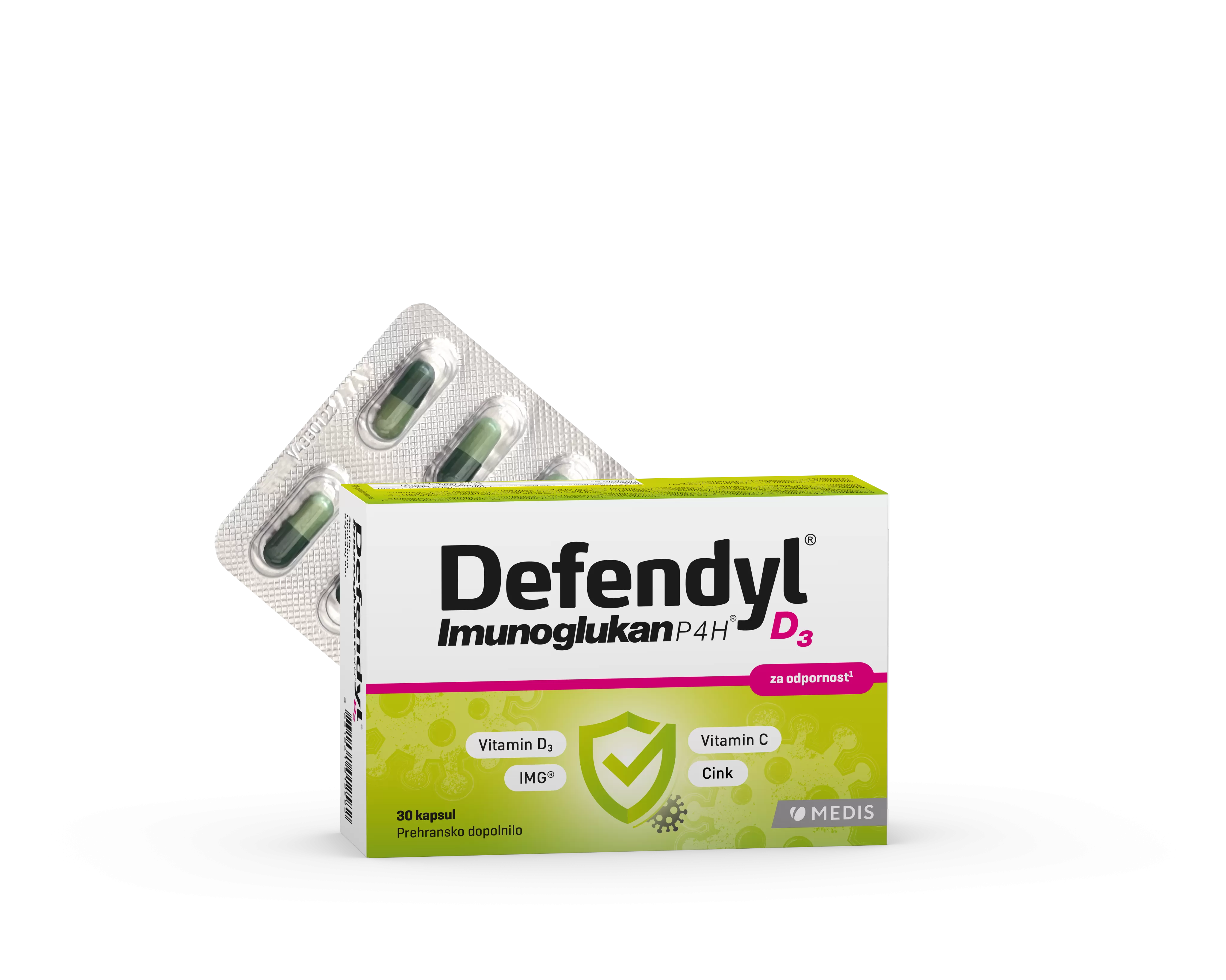 Defendyl-Imunoglukan P4H® D3 kapsule