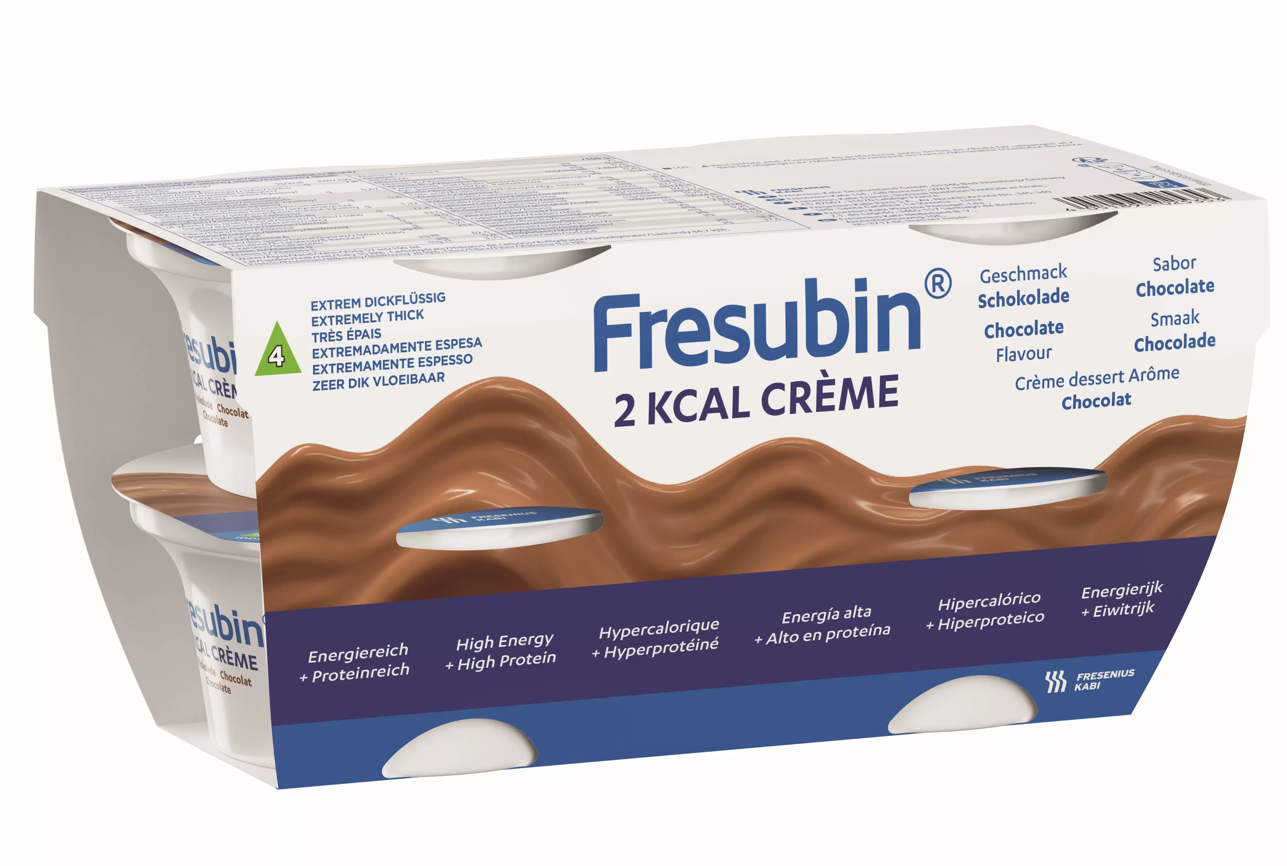 FRE SUBIN 2 Kcal CREME čokolada 4 x 125 lon