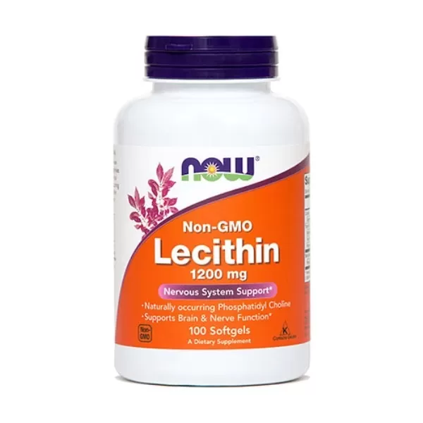NOW LECITIN 1200 mg, kps