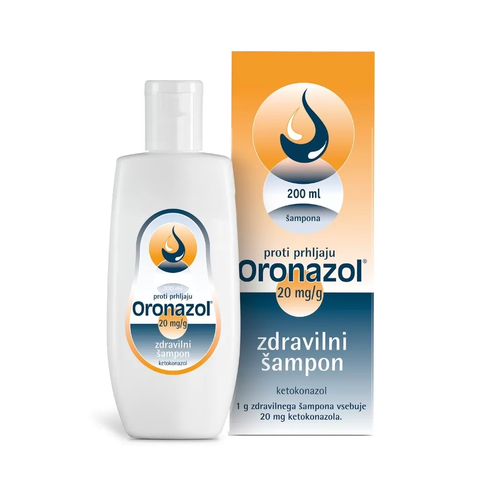 ORONAZOL 20 mg/g zdravilni šampon