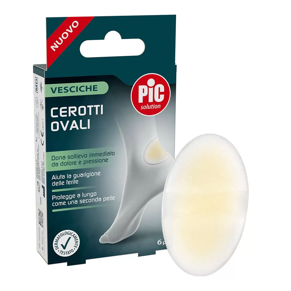 PIC obliž za žulje OVALNI 6x