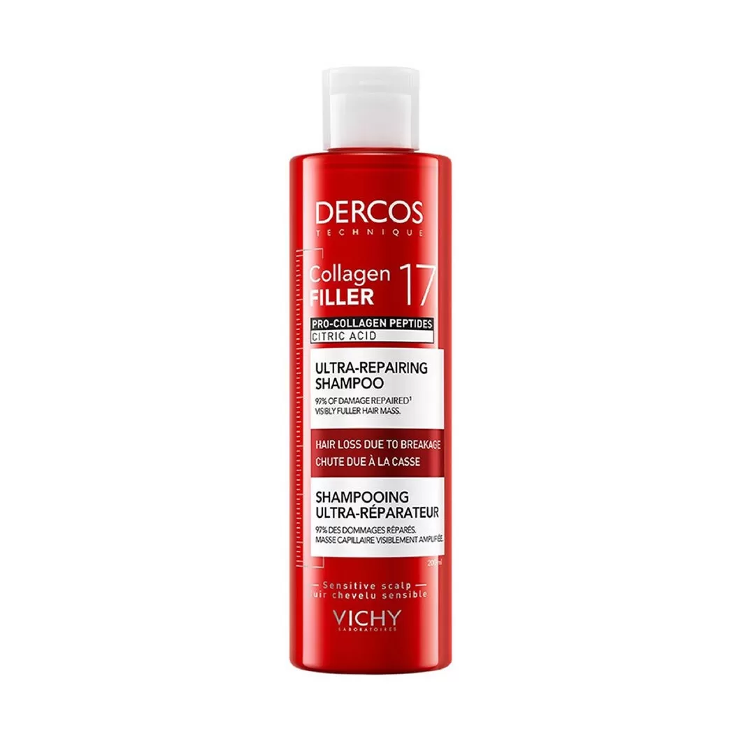 VICHY DERCOS COLLAGEN 17 FILLER ULTRA Obnovitveni šampon