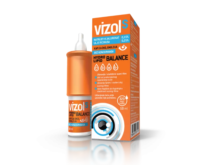 VIZOL S HYDRO LIPID BALANCE kapljice za oko